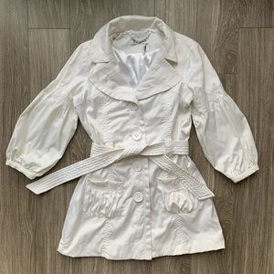Guess Puff Sleeve Trench